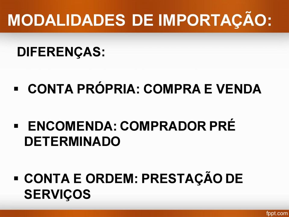 VENDA ENCOMENDA: COMPRADOR PRÉ