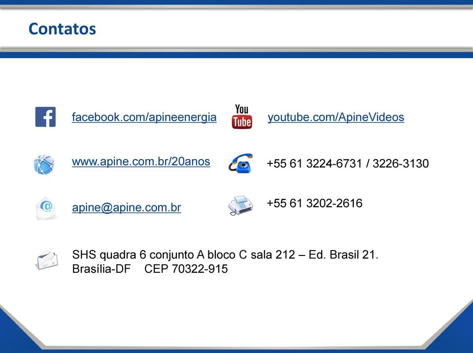 com.br +55 61 3202-2616 SHS quadra 6 conjunto A bloco C