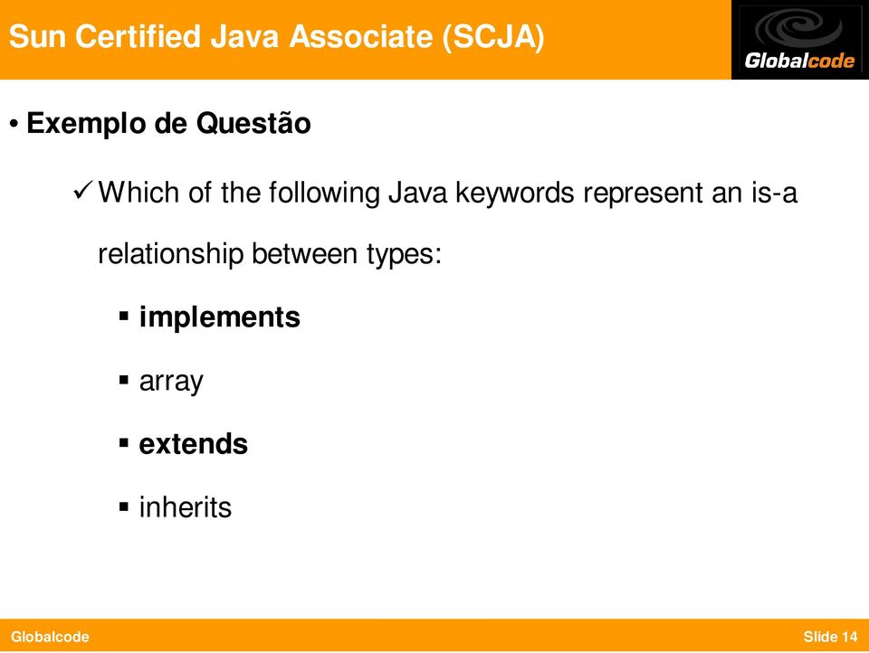 keywords represent an is-a relationship