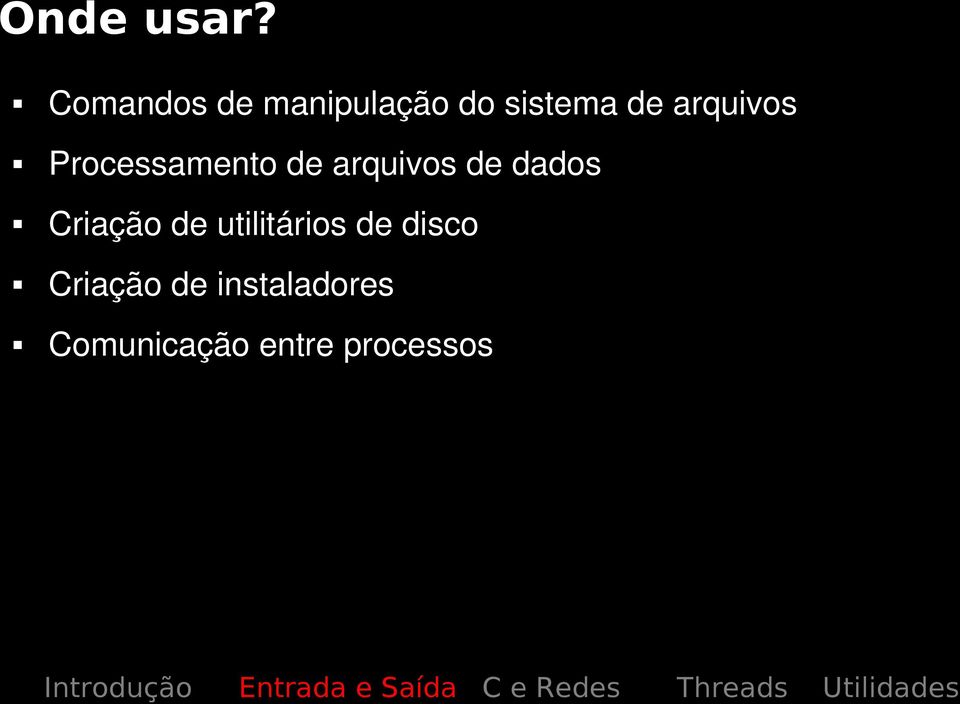 arquivos Processamento de arquivos de dados