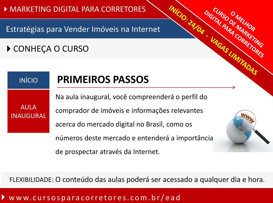 importância de prospectar através da Internet.