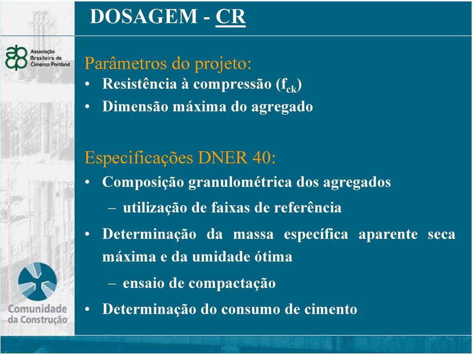 agregados utilização de faixas de referência Determinação da massa específica