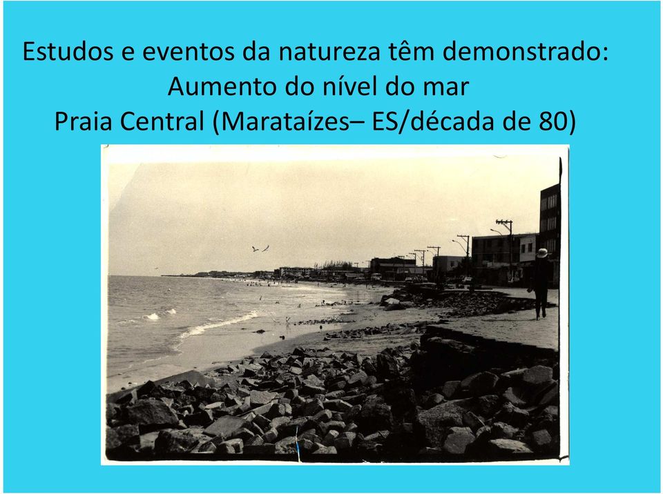 Aumento do nível do mar