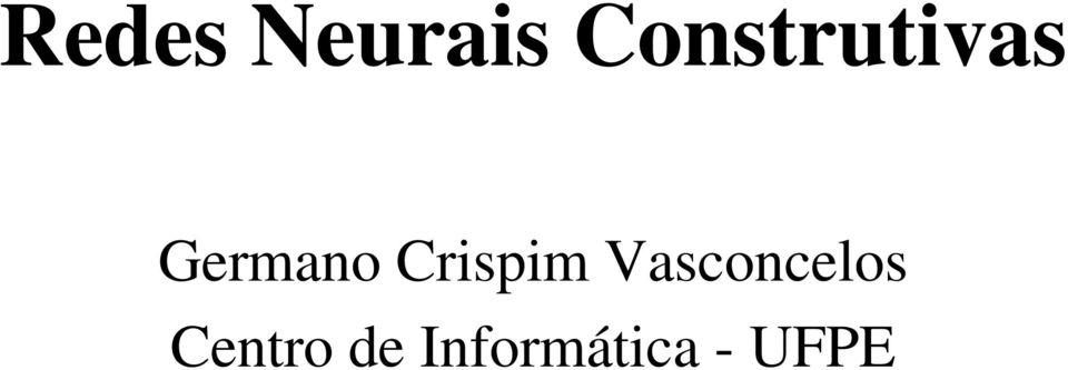 Crispim Vasconcelos