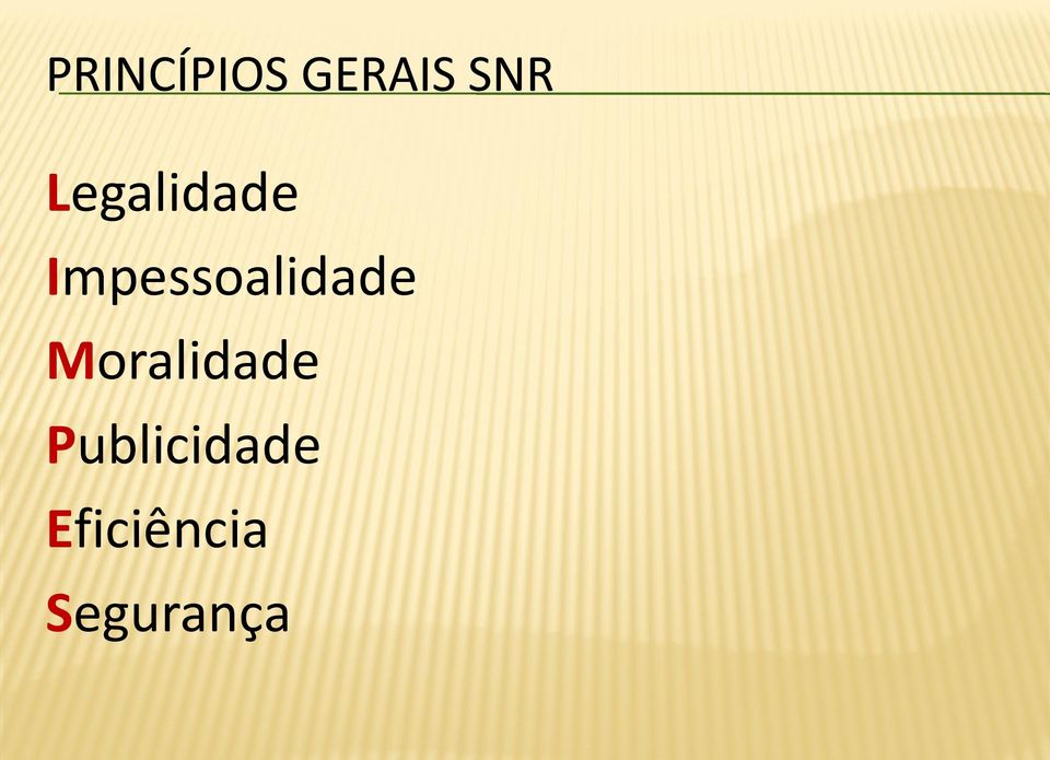 Impessoalidade