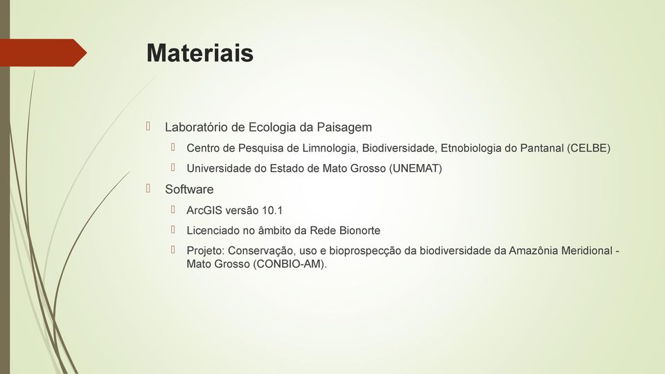 (UNEMAT) Software ArcGIS versão 10.