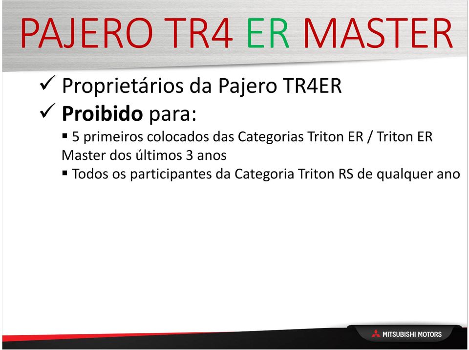 TritonER / TritonER Master dos últimos 3 anos Todos