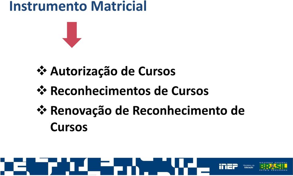 Reconhecimentos de Cursos