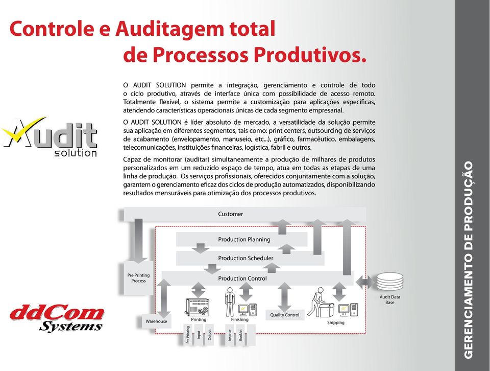 atendendo características operacionais únicas de cada segmento empresarial.