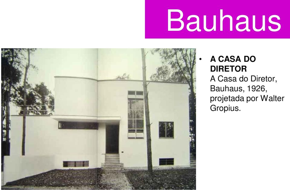 Bauhaus, 1926,