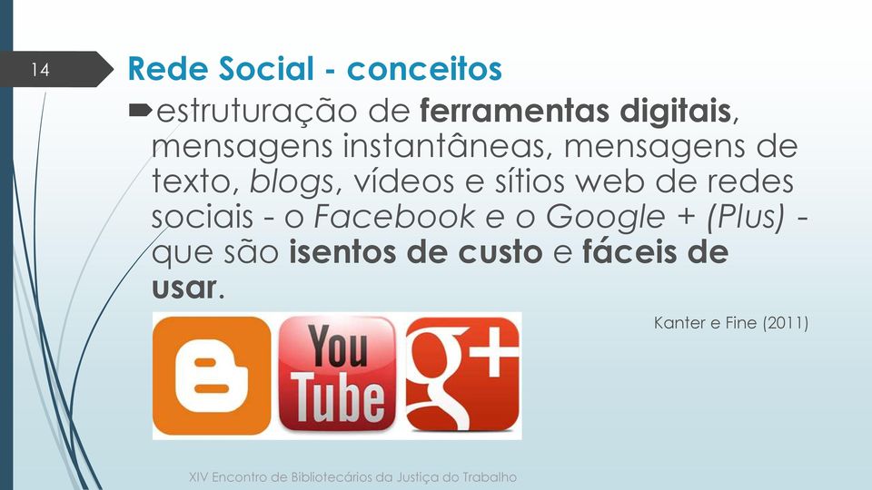 vídeos e sítios web de redes sociais - o Facebook e o Google +