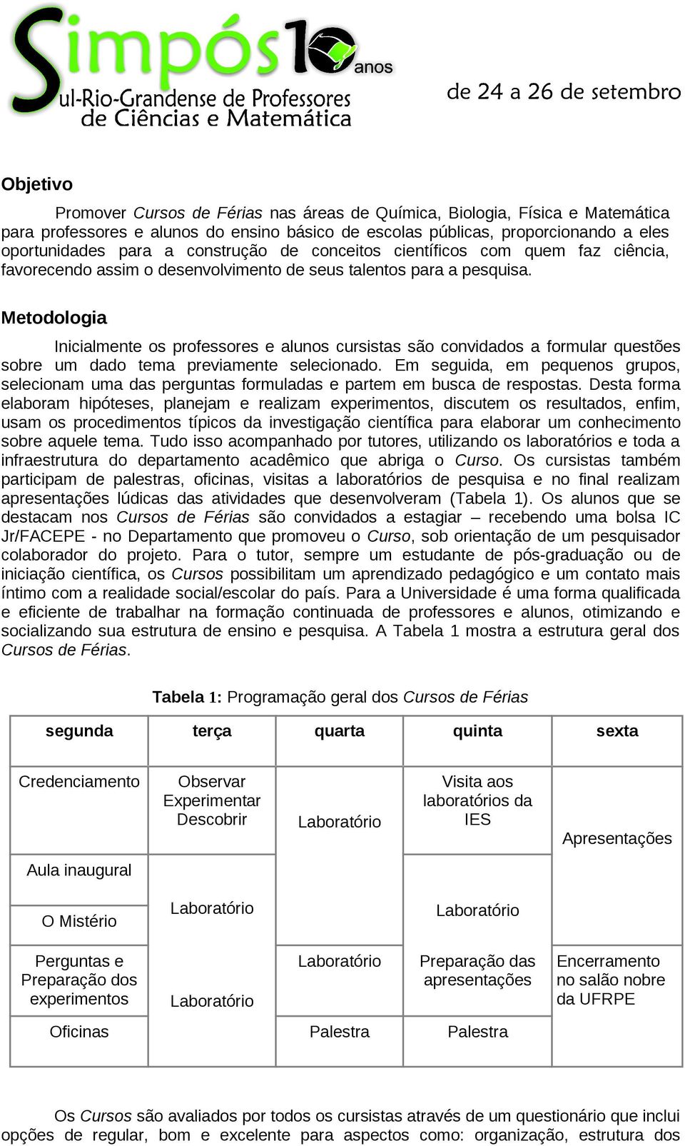 Metodologia Inicialmente os professores e alunos cursistas são convidados a formular questões sobre um dado tema previamente selecionado.