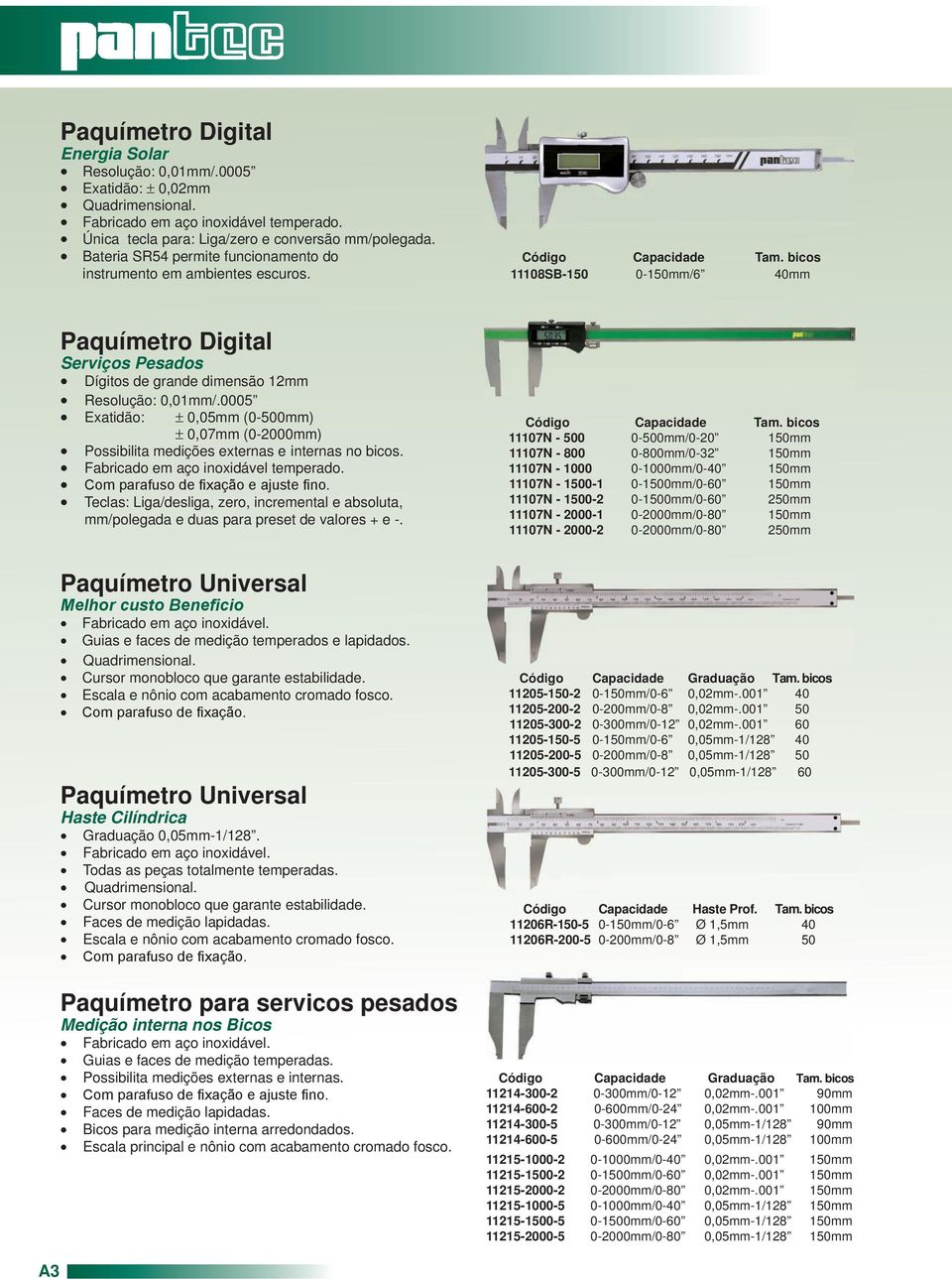 bicos 11108SB-150 0-150mm/6 40mm Paquímetro Digital Serviços Pesados Dígitos de grande dimensão 12mm Resolução: 0,01mm/.