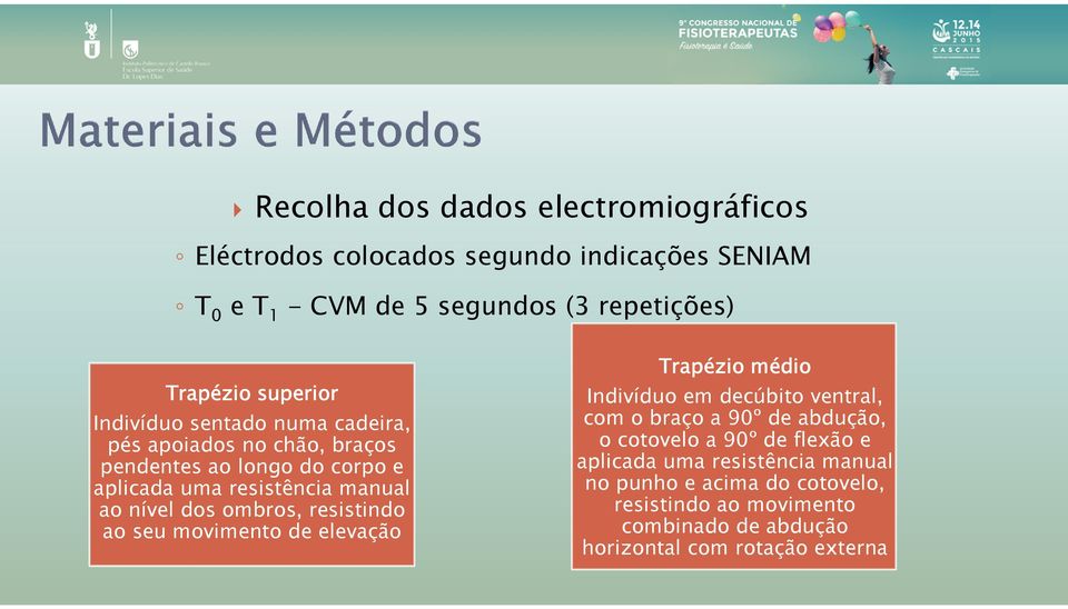 dos ombros, resistindo ao seu movimento de elevação Trapézio médio Indivíduo em decúbito ventral, com o braço a 90º de abdução, o cotovelo a