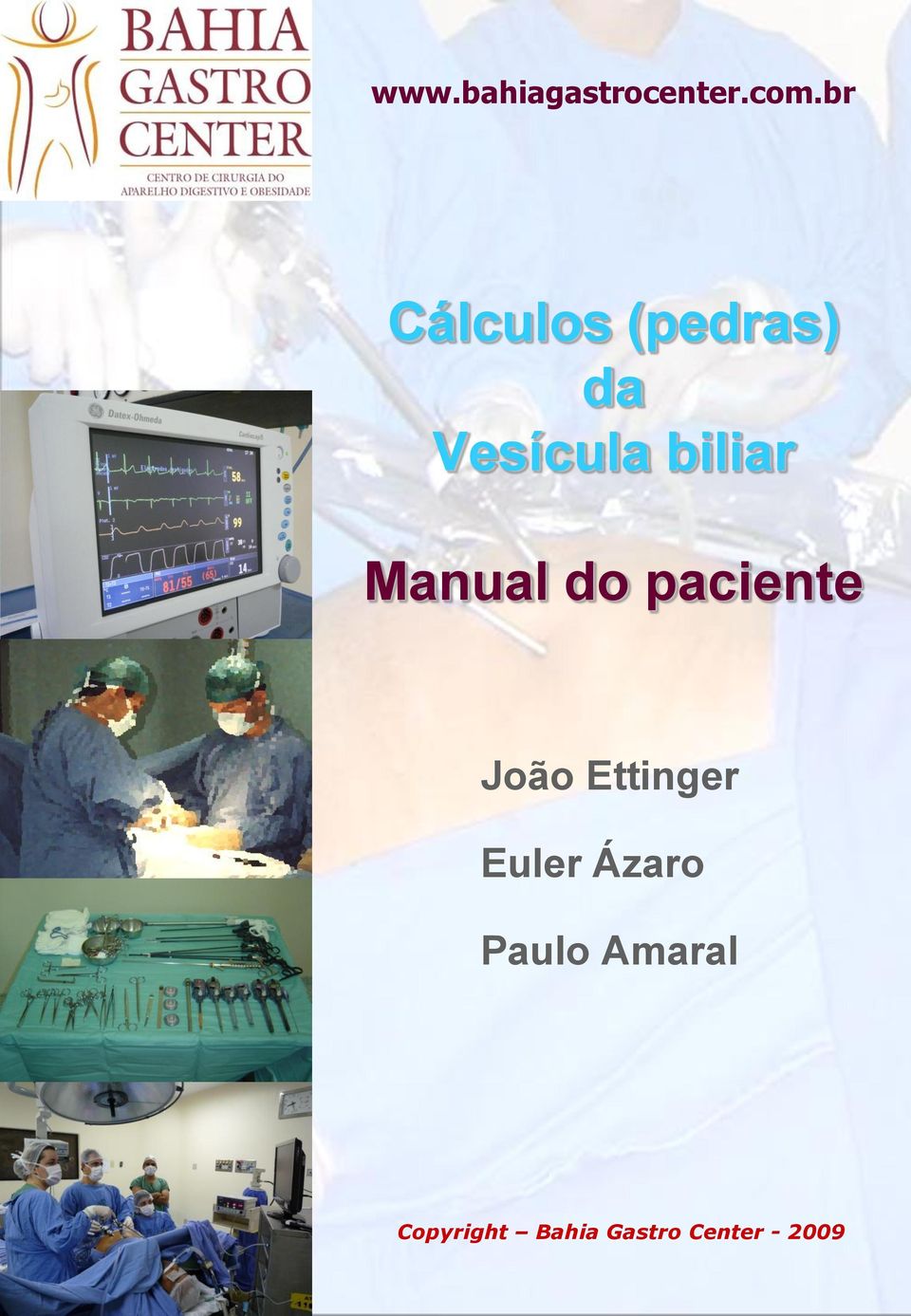 Manual do paciente João Ettinger Euler