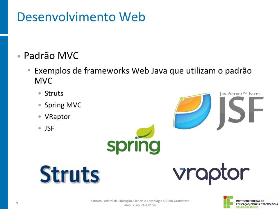 Web Java que utilizam o