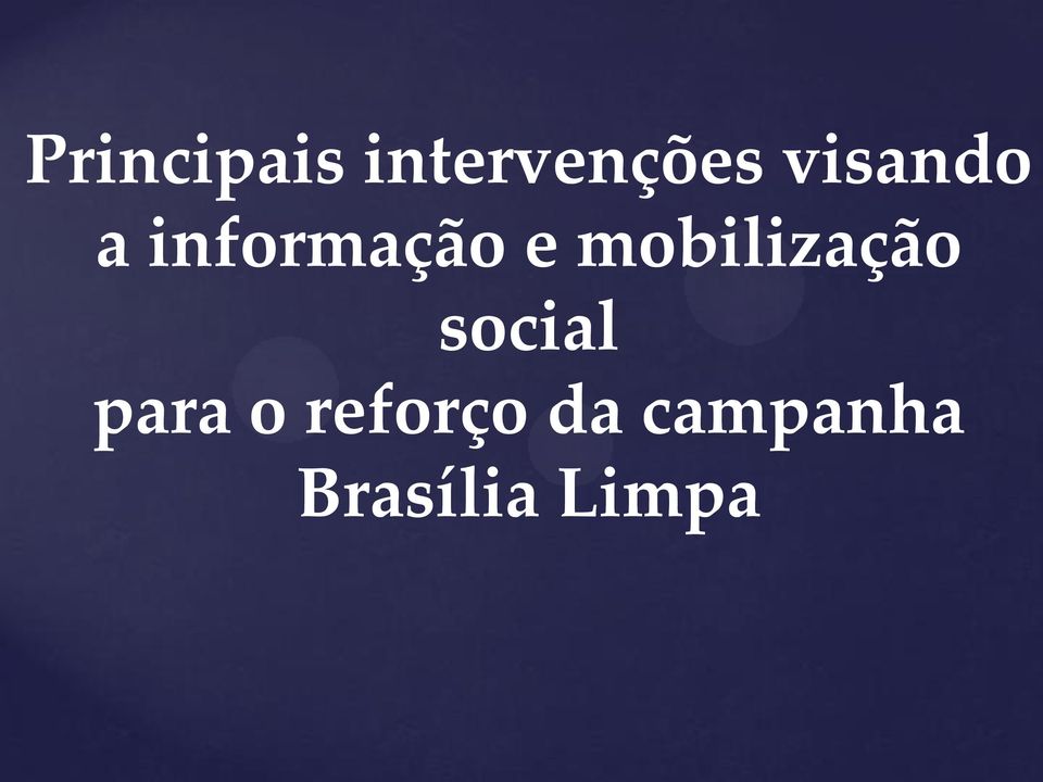 mobilização social para o