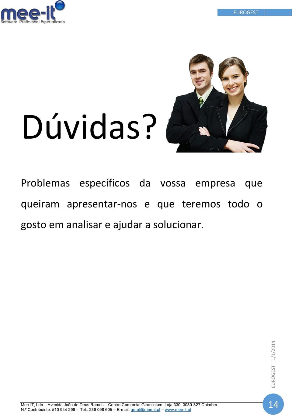 empresa que queiram apresentar-nos e