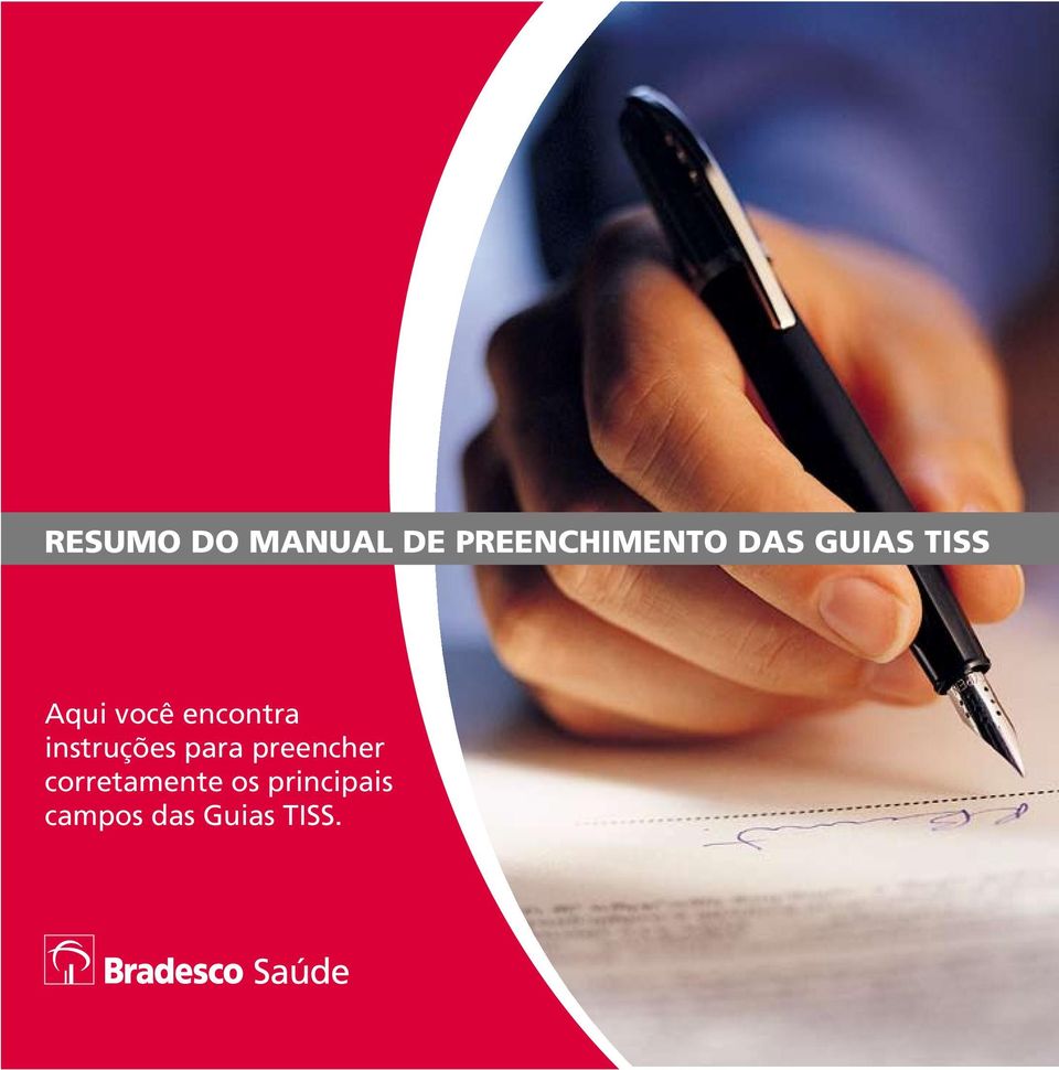 instruções para preencher