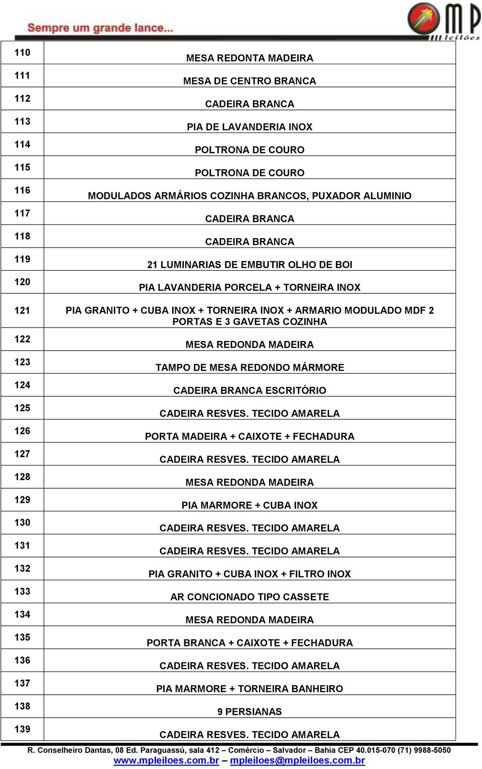 COZINHA 122 123 124 125 126 127 128 129 130 131 132 133 134 135 136 137 138 139 MESA REDONDA MADEIRA TAMPO DE MESA REDONDO MÁRMORE ESCRITÓRIO PORTA MADEIRA + CAIXOTE + FECHADURA MESA