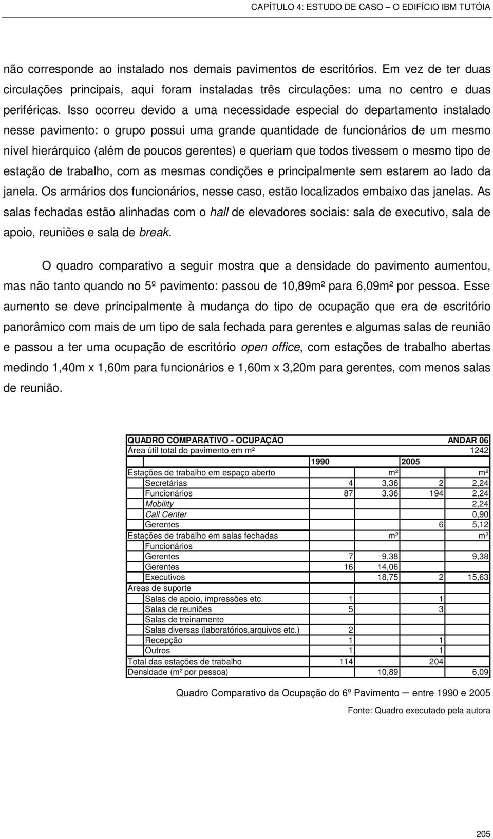 e queriam que todos tivessem o mesmo tipo de estação de trabalho, com as mesmas condições e principalmente sem estarem ao lado da janela.