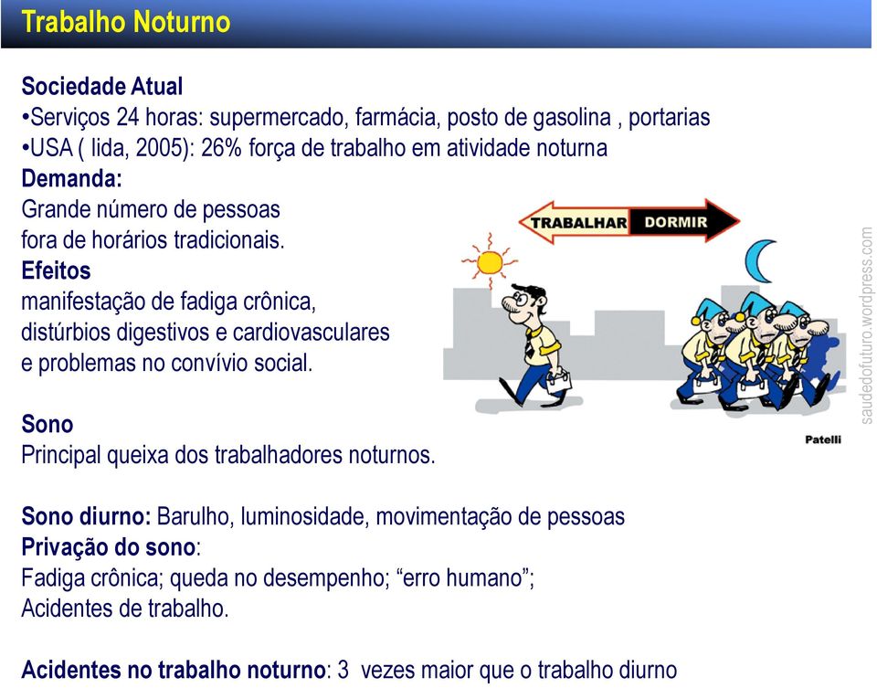 Demanda: Grande número de pessoas fora de horários tradicionais.