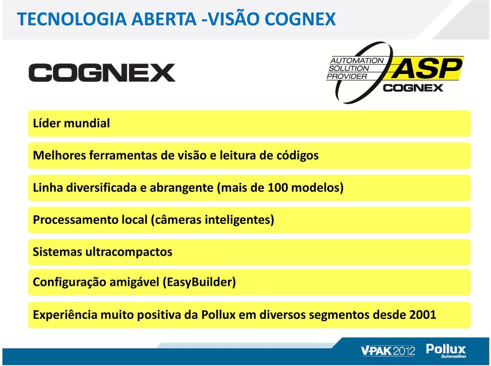 Processamento local (câmeras inteligentes) Sistemas ultracompactos Configuração