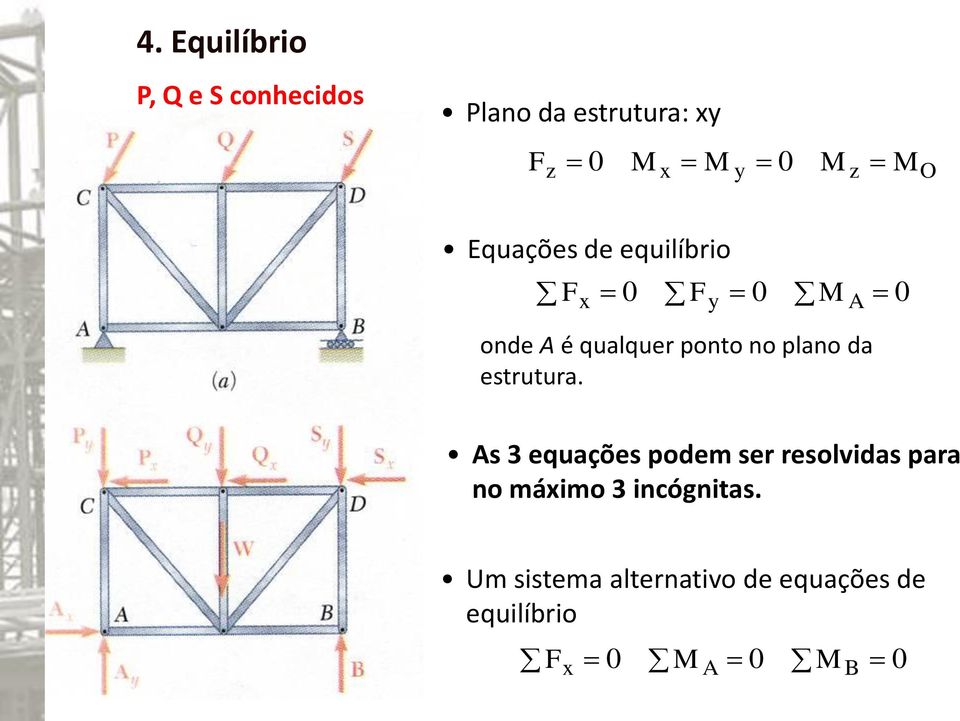 plano da estrutura.