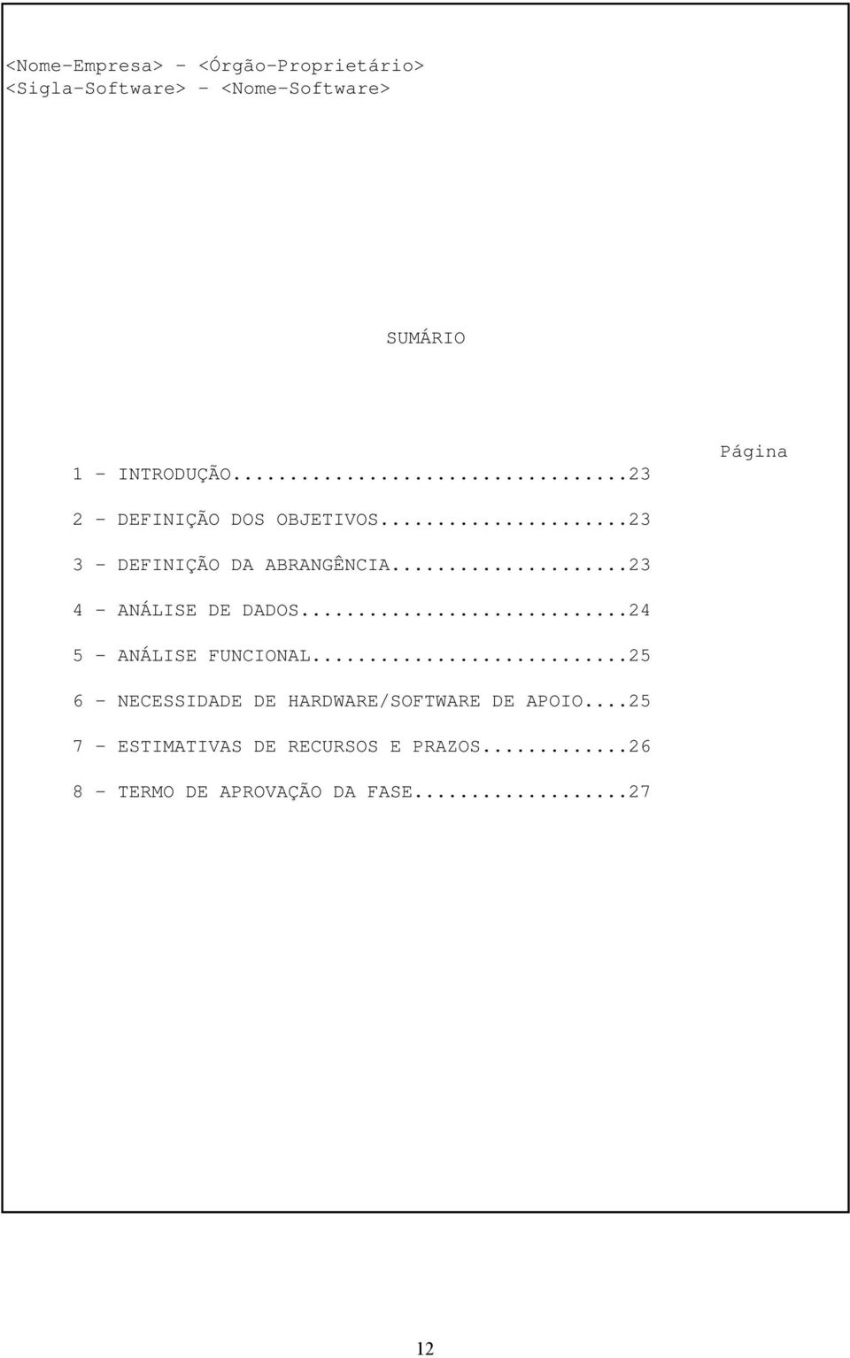 ..23 4 - ANÁLISE DE DADOS...24 5 - ANÁLISE FUNCIONAL.