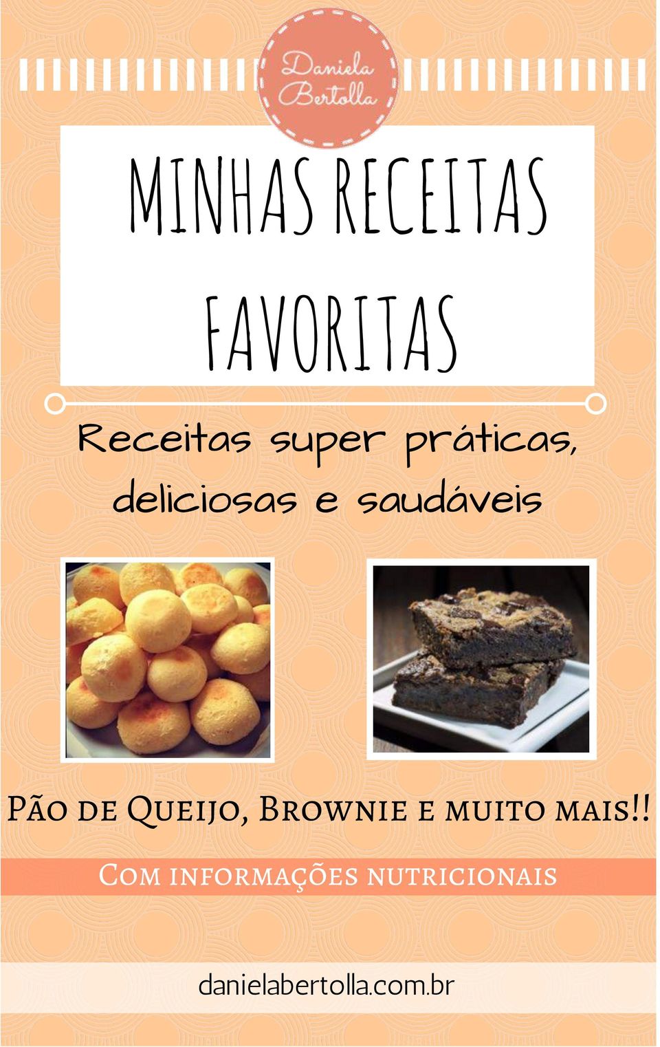 saudáveis Pão de Queijo, Brownie e