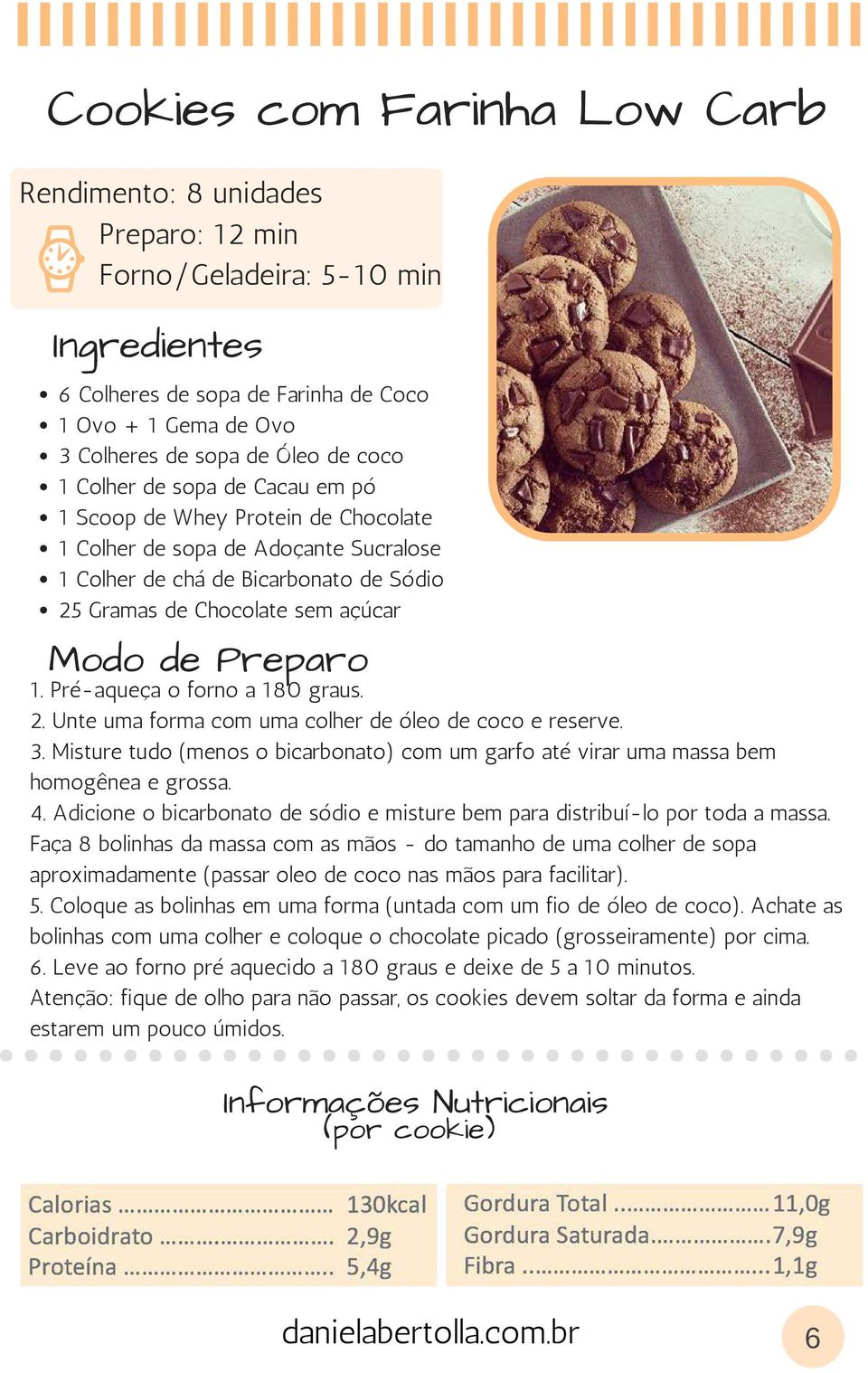 Pré-aqueça o forno a 180 graus. 2. Unte uma forma com uma colher de óleo de coco e reserve. 3. Misture tudo (menos o bicarbonato) com um garfo até virar uma massa bem homogênea e grossa. 4.