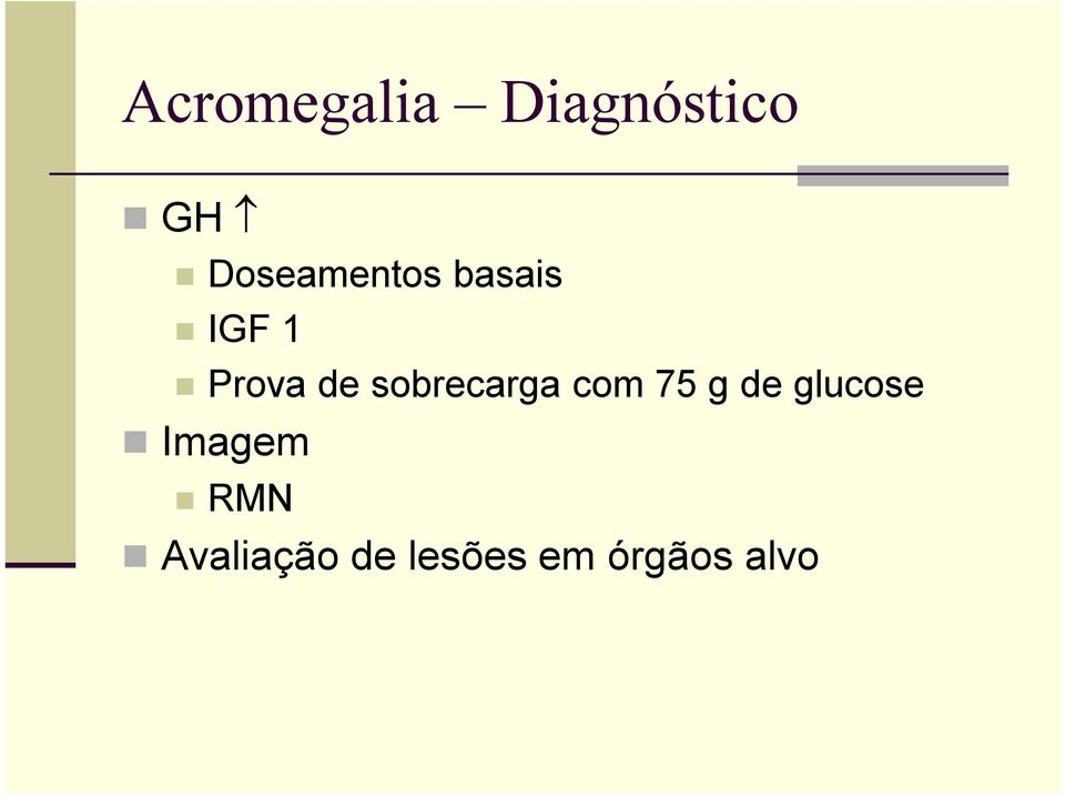 sobrecarga com 75 g de glucose