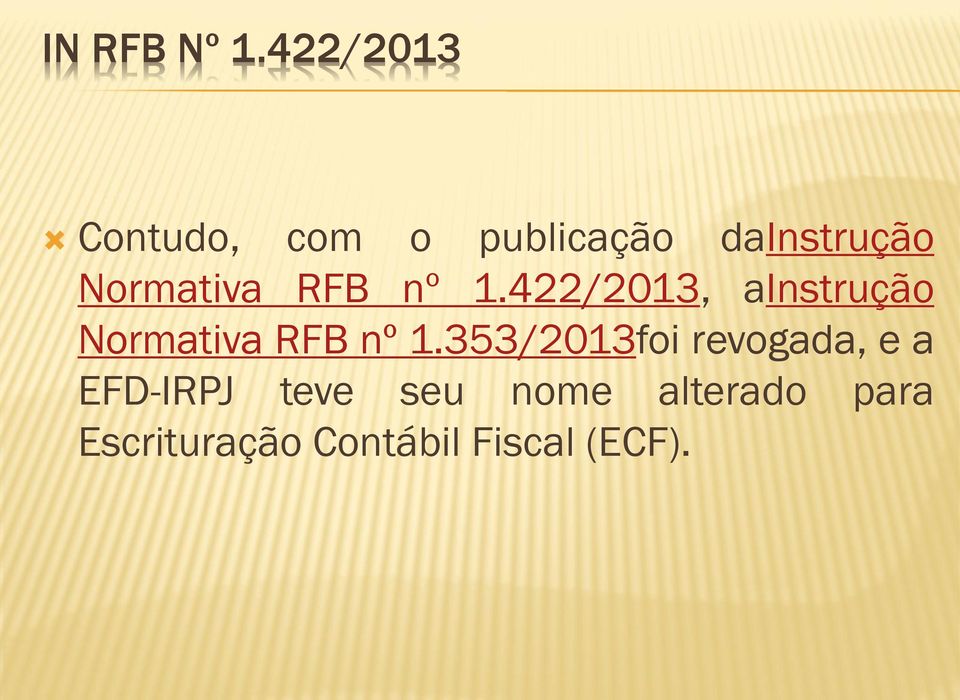 Normativa RFB nº 1.