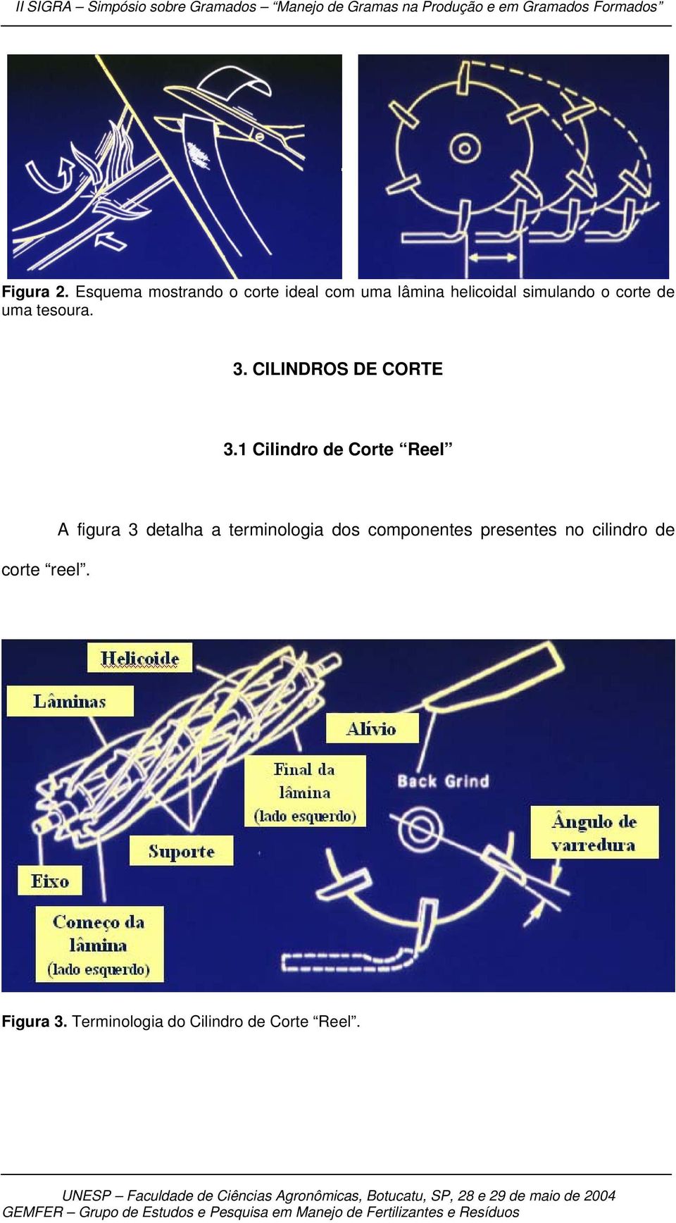 corte de uma tesoura. 3. CILINDROS DE CORTE 3.