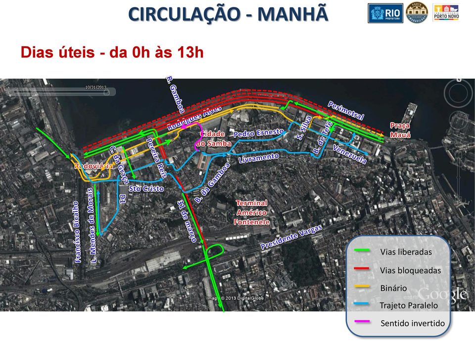 liberadas Vias bloqueadas