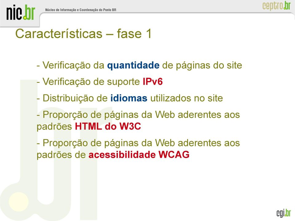 site - Proporção de páginas da Web aderentes aos padrões HTML do W3C -