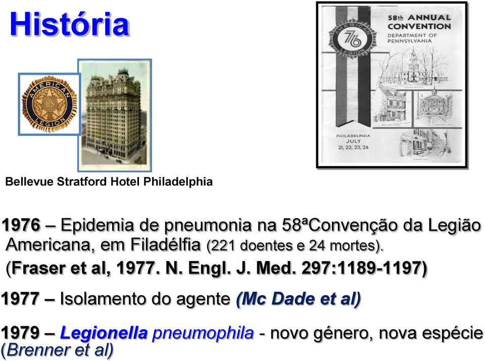 (Fraser et al, 1977. N. Engl. J. Med.