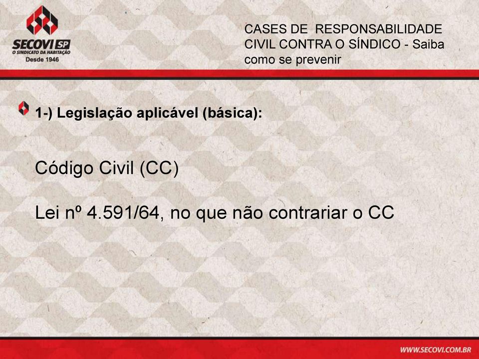 Código Civil (CC) Lei