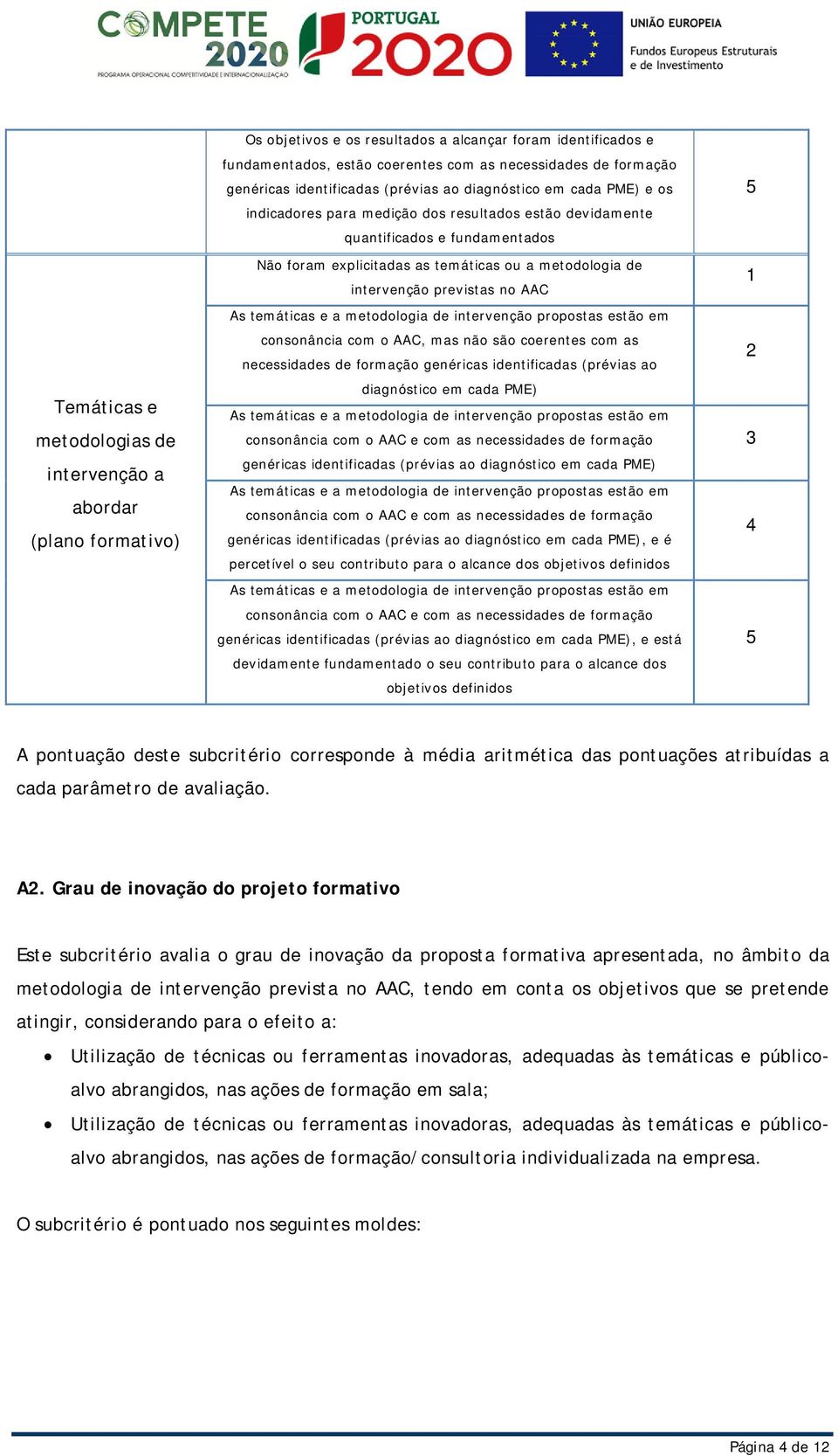 metodologia de intervenção previstas no AAC As temáticas e a metodologia de intervenção propostas estão em consonância com o AAC, mas não são coerentes com as necessidades de formação genéricas