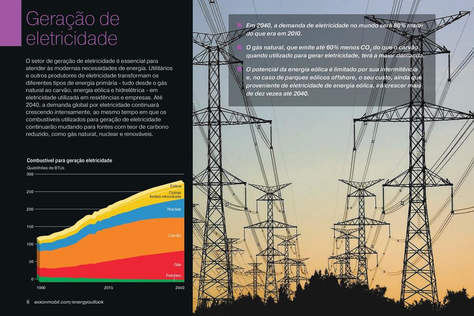 residências e empresas.