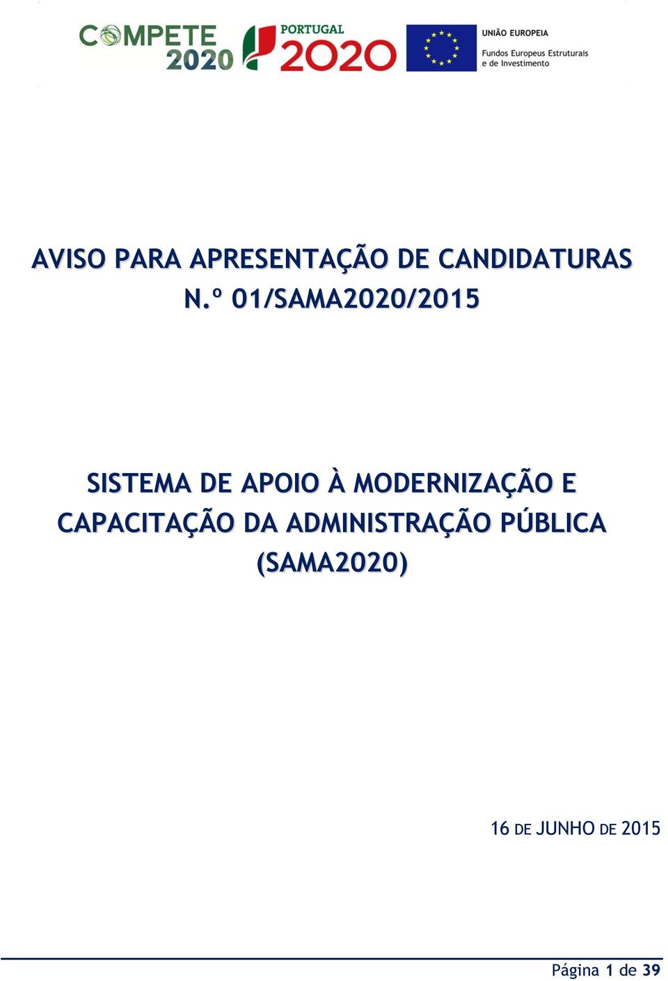 MODERNIZAÇÃO E CAPACITAÇÃO DA ADMINISTRAÇÃO