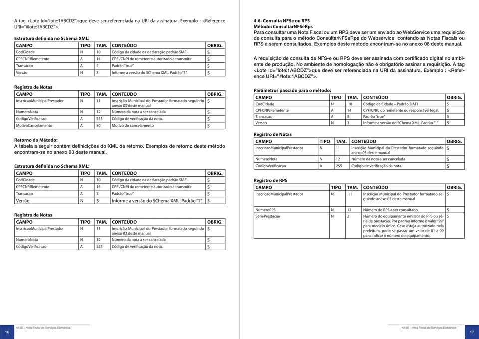 CPFCNPJRemetente A 14 CPF /CNPJ do remetente autorizado a transmitir Transacao A 5 Padrão true Versão N 3 Informe a versão do Chema XML. Padrão 1. 4.