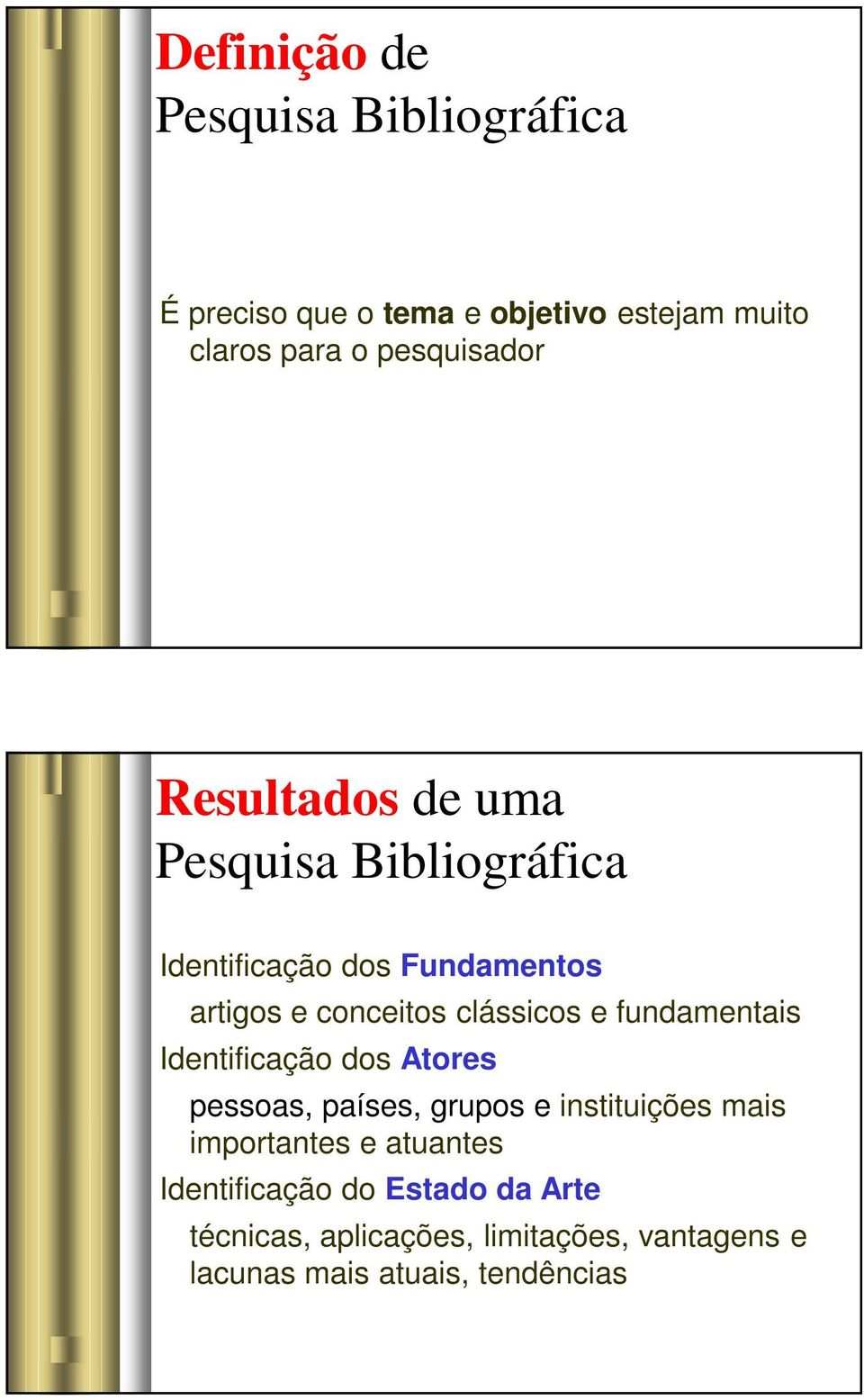 clássicos e fundamentais Identificação dos Atores pessoas, países, grupos e instituições mais importantes