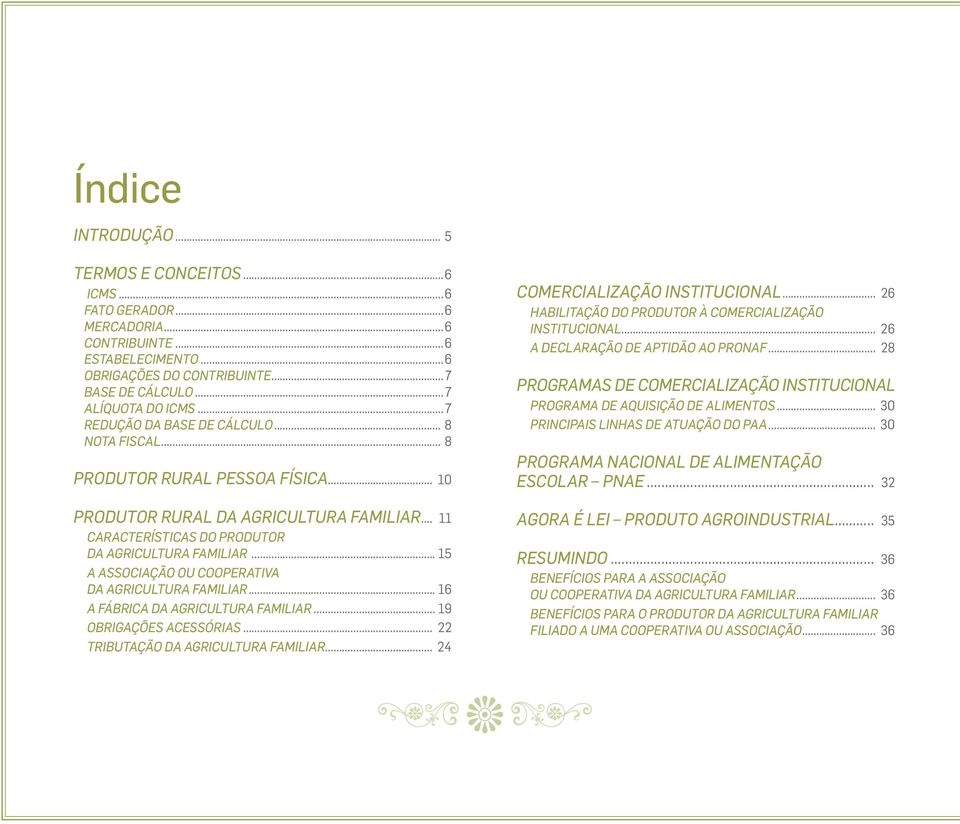 .. 15 A Associação ou Cooperativa da Agricultura Familiar... 16 A fábrica da agricultura familiar... 19 Obrigações Acessórias... 22 Tributação da Agricultura Familiar.