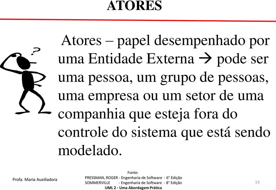 uma empresa ou um setor de uma companhia que esteja