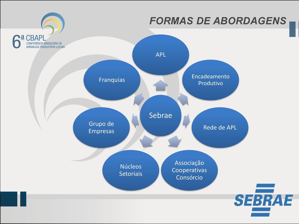 Empresas Sebrae Rede de APL Núcleos