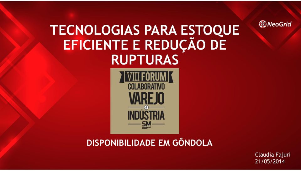 RUPTURAS DISPONIBILIDADE EM