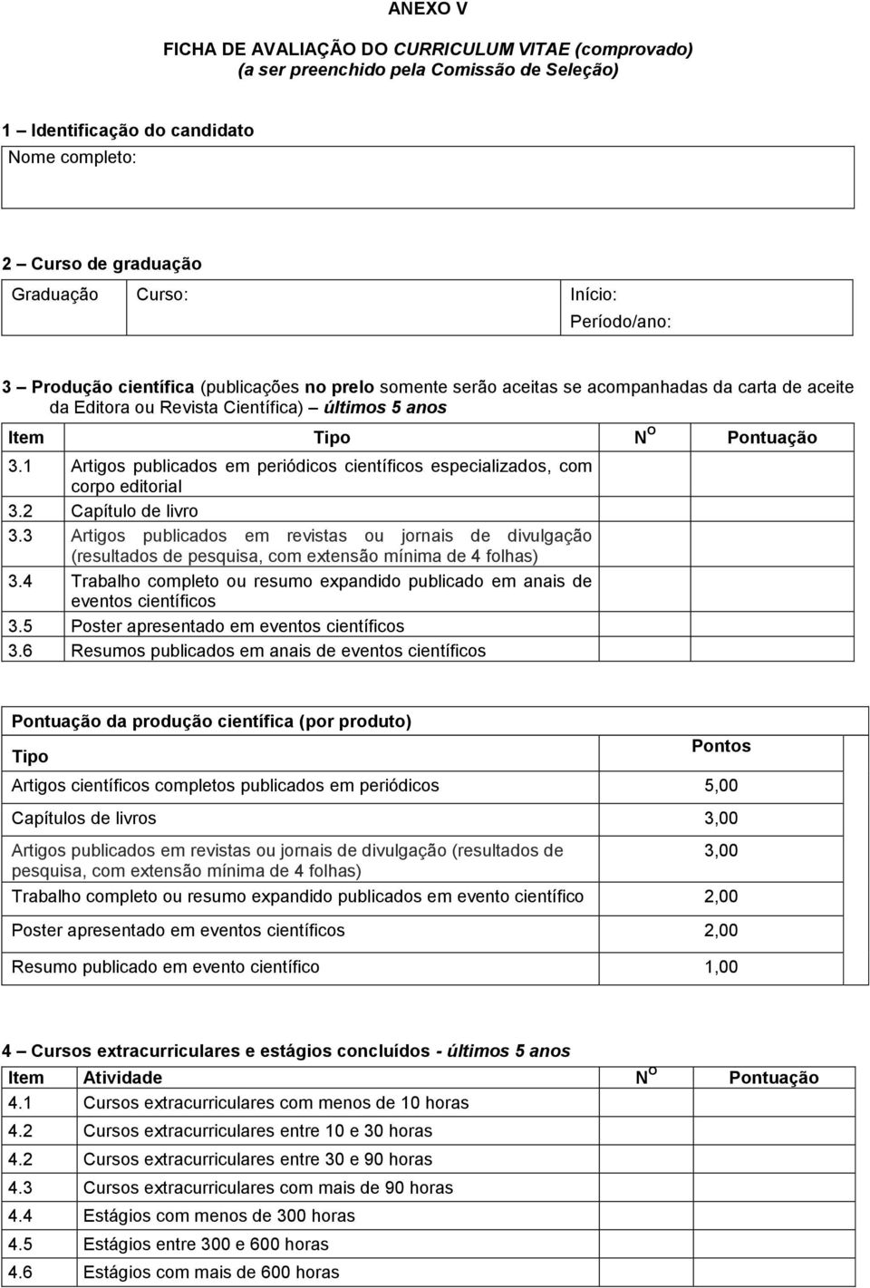 1 Artigos publicados em periódicos científicos especializados, com corpo editorial 3.2 Capítulo de livro 3.