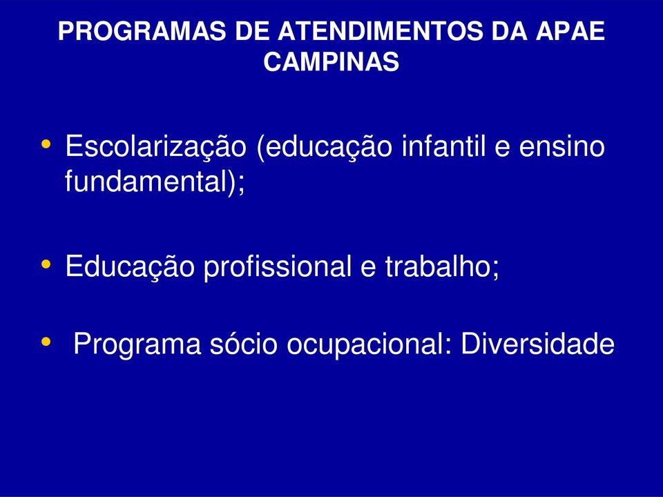 fundamental); Educação profissional e