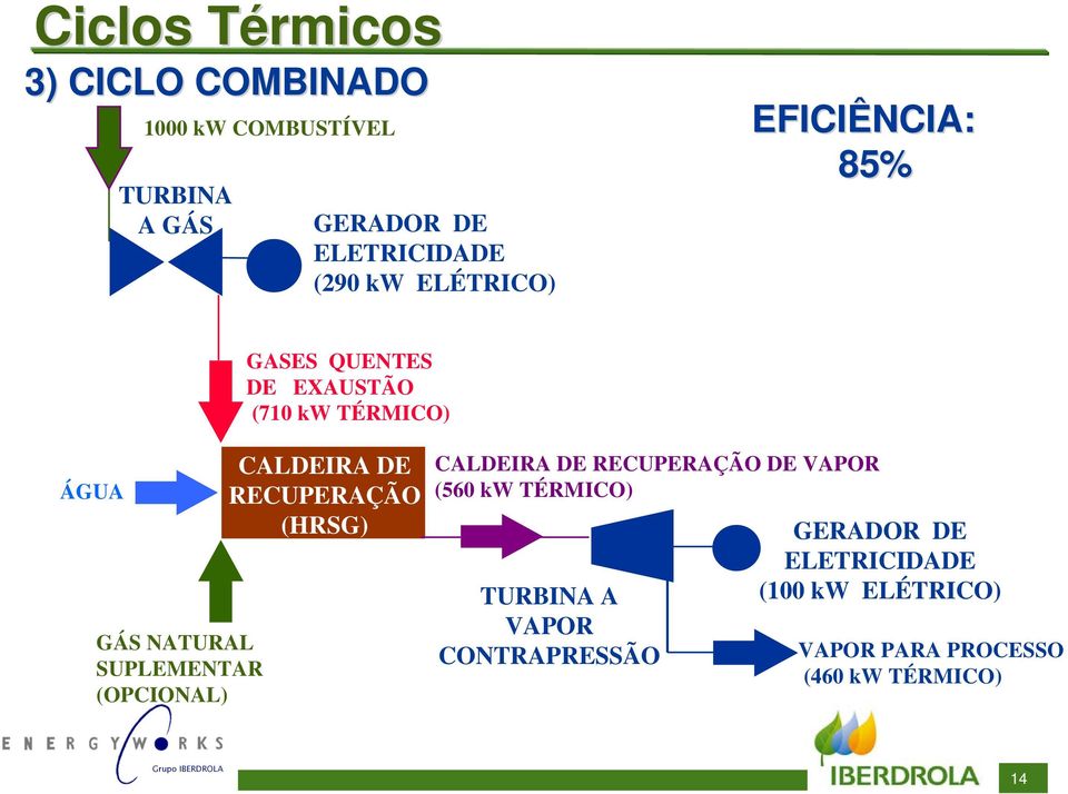 (OPCIONAL) CALDEIRA DE RECUPERAÇÃO (HRSG) CALDEIRA DE RECUPERAÇÃO DE VAPOR (560 kw TÉRMICO) TURBINA